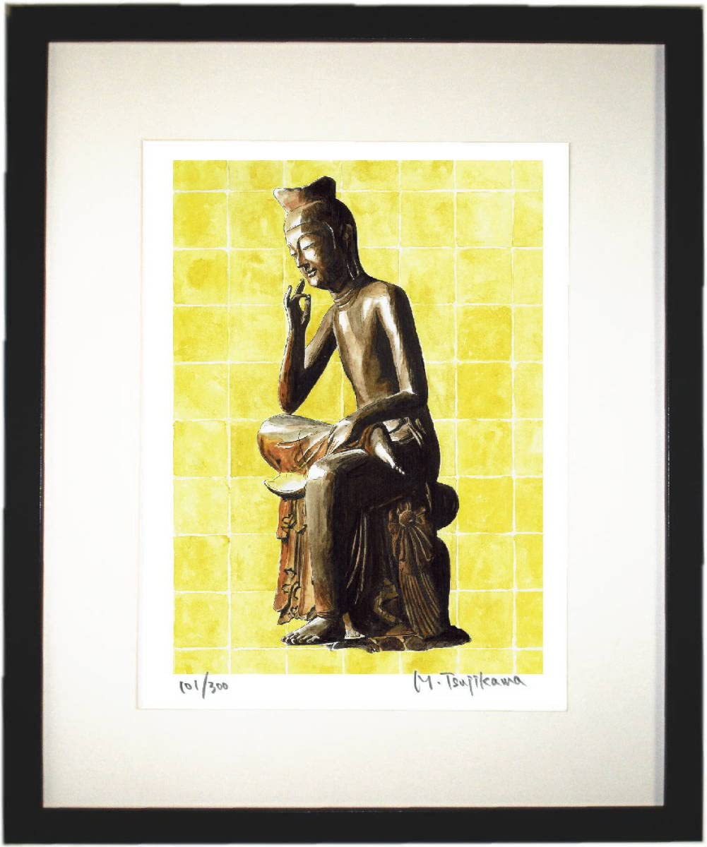 Amazon | BT-014仏画国宝広隆寺霊宝殿弥勒菩薩半跏思惟像宝冠